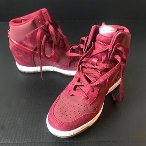 High top wedge NIKE sneakers